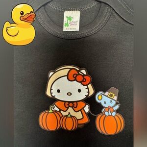 🎃🤎Hello Kitty Onesie- Long sleeve Black🧡🤎